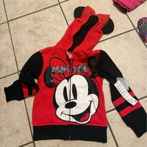 Disney Red and Black Mickey Mouse Jacket